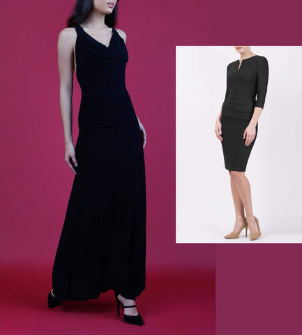 Daphne 3/4 Sleeved Dress and Daring Full Length Dress