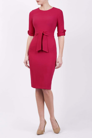 Tryst Pencil Dress in pink 