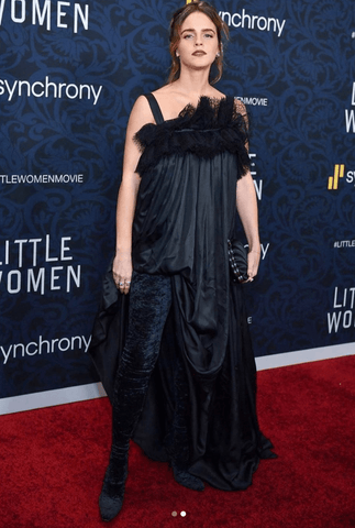 Emma Watson on red carpet for Little Women movie premier 