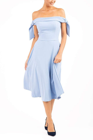 Portobello Swing Dress in powder blue