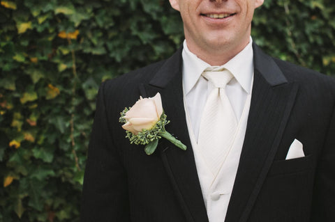 groom in a suit