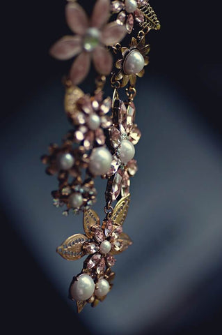 pearl flower jewellery necklace 