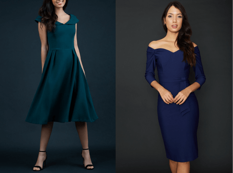 Chesterton Sleeveless Dress and Alpa 3/4 Sleeve Pencil Dress