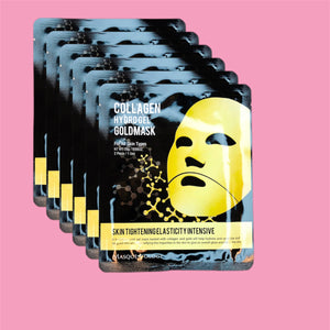 gold collagen hydro-gel mask: skin tightening - 6 PCS