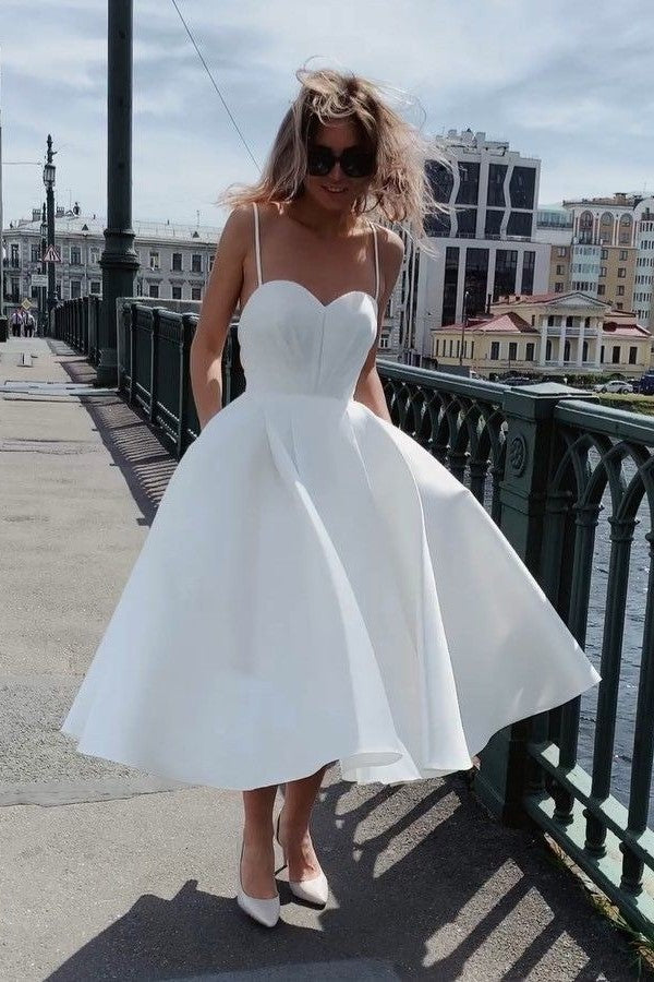 white tea dress