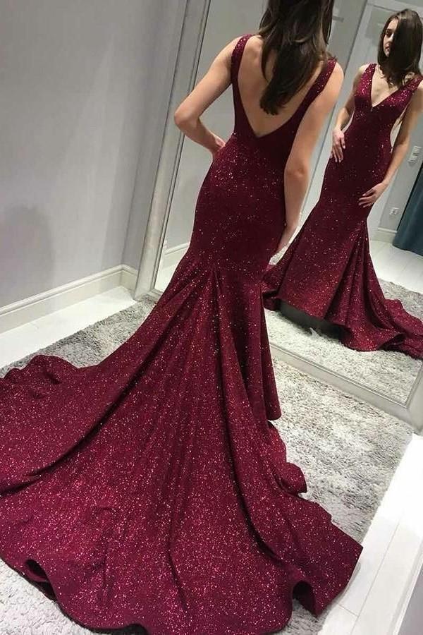 glitter burgundy dress