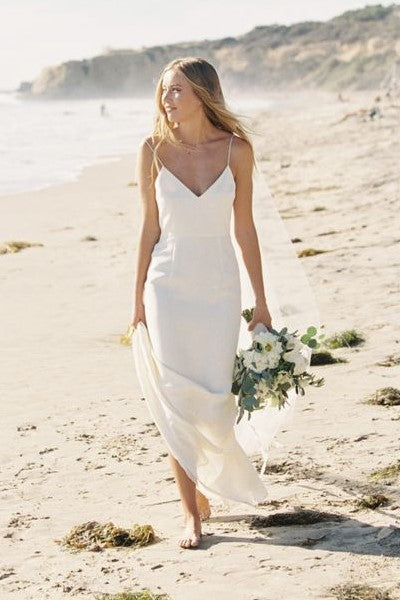 beach wedding dresses 2020