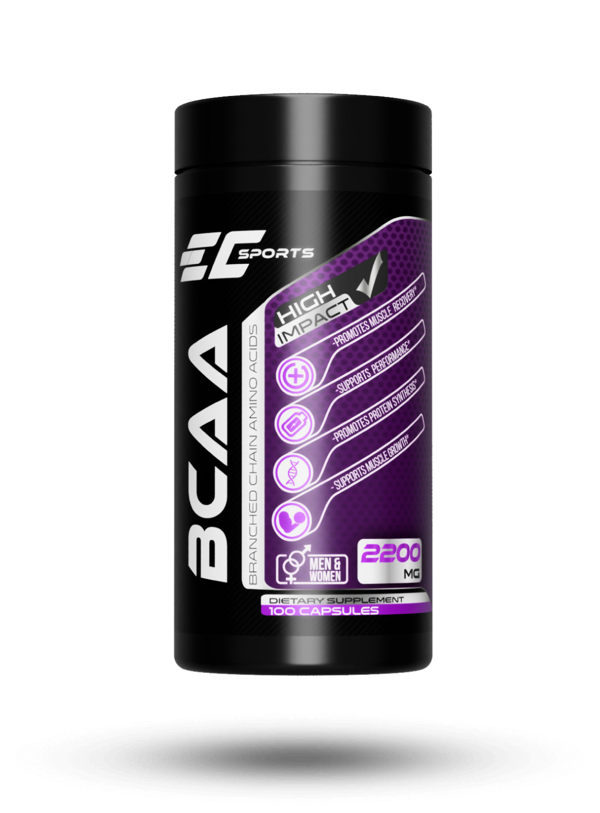 Fermented BCAA's - Branch Chained Amino Acids - EC Sports Supplements product image