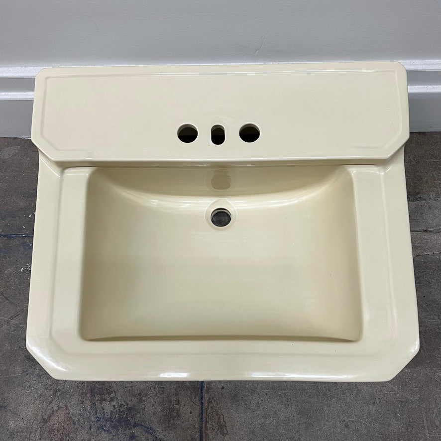  (SK-139) Pale Yellow Sink With Legs