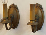 Brass Oval Sconce Pair (LT-271)