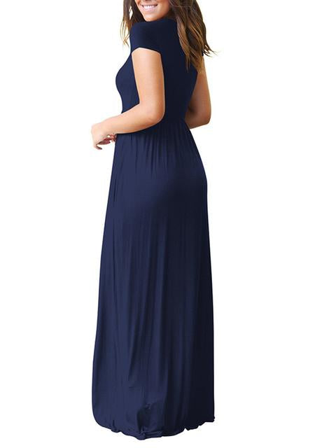 Casual Long Dresses with Pockets | shrural.com