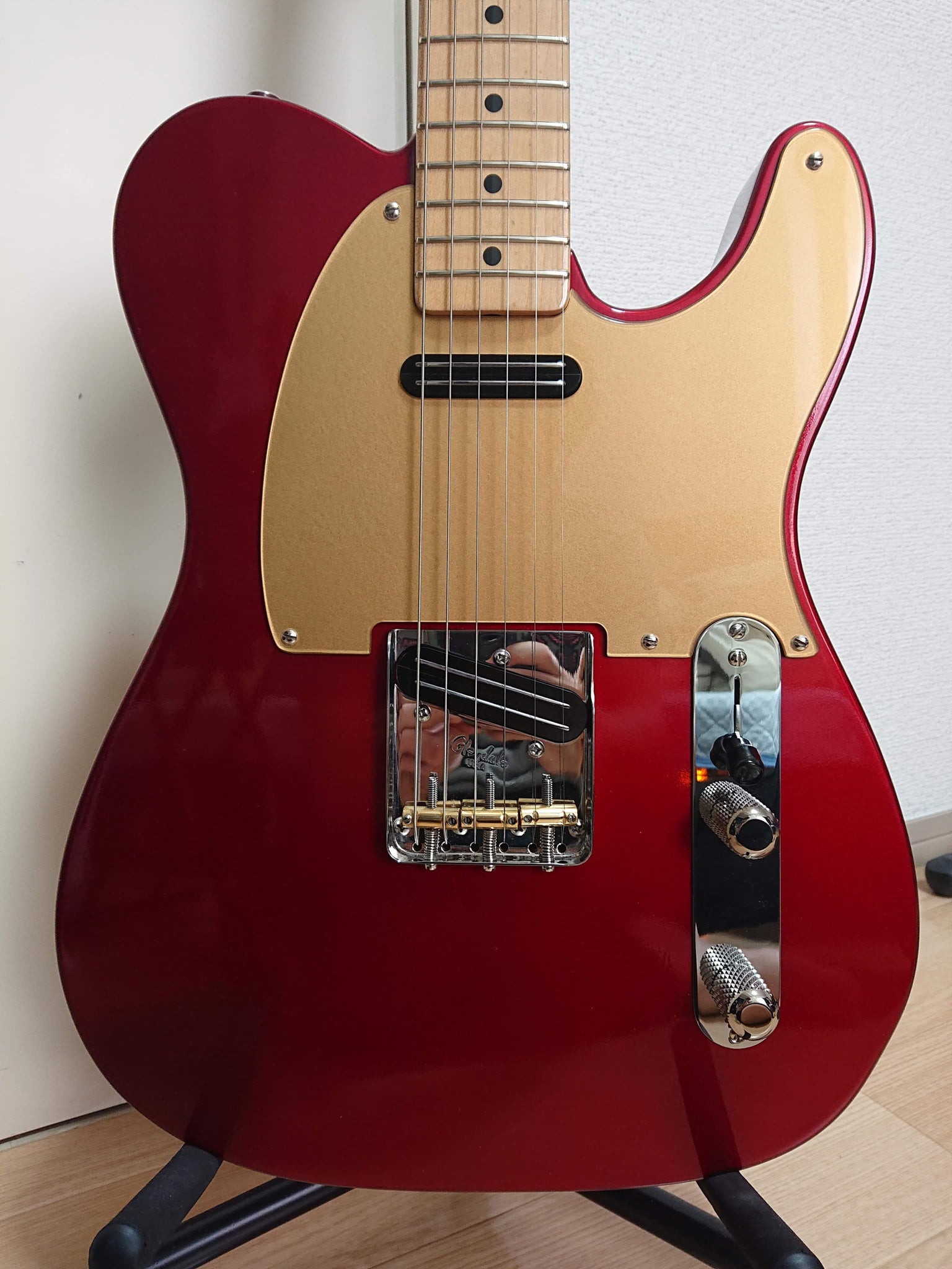 red tele pickguard