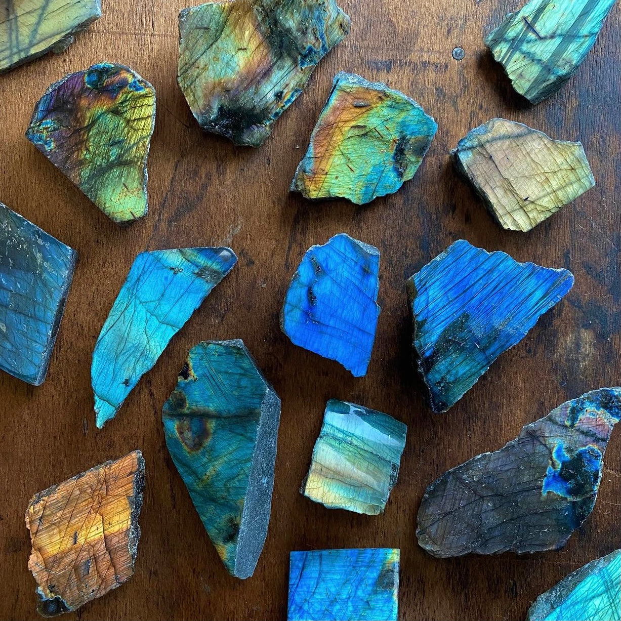 Flashy Labradorite Slabs