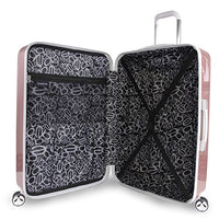 Joy Mangano Hardside Luggage (Medium & XL 2-Piece Set) - Rose Quartz ...