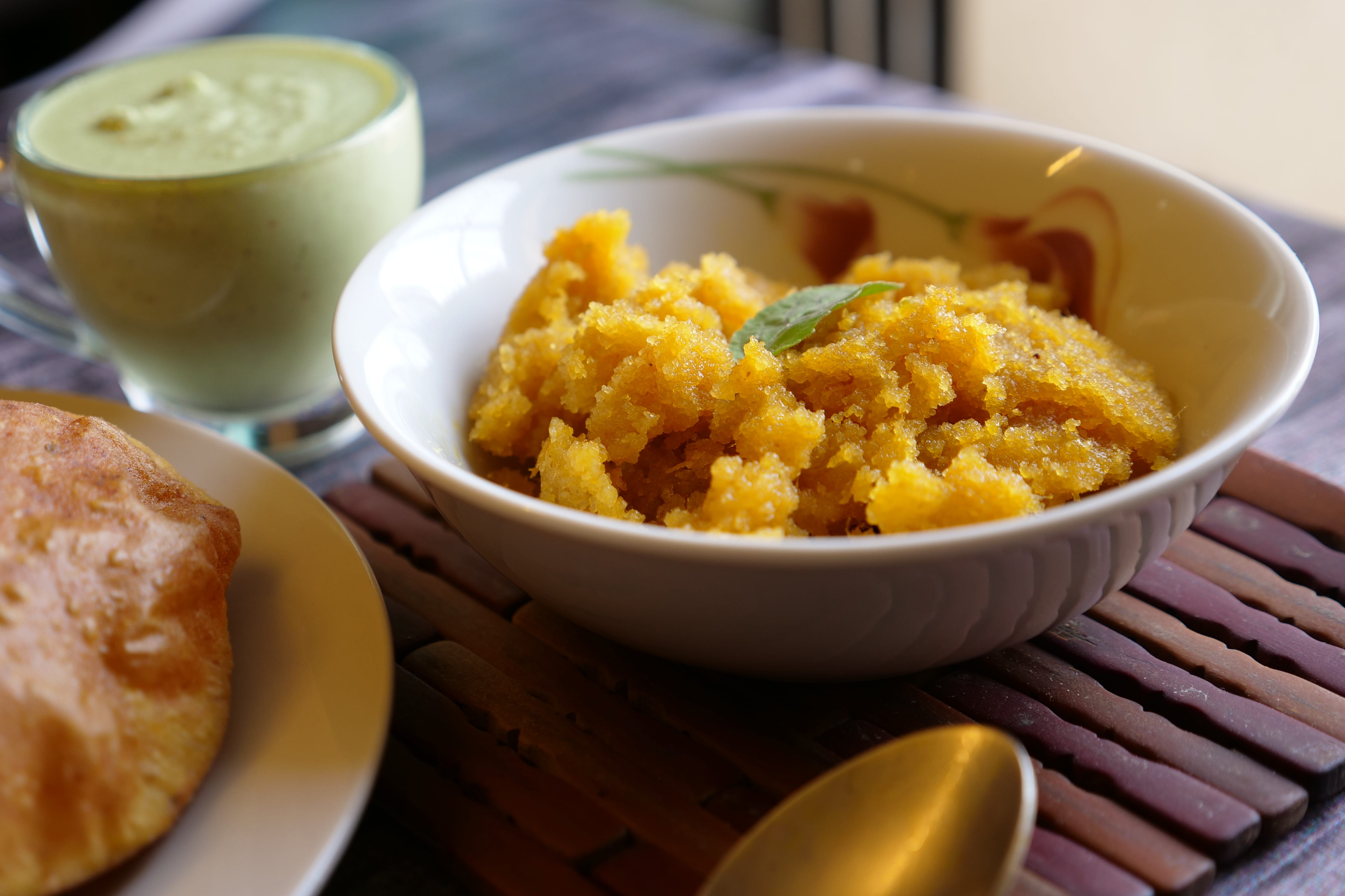 Mango Shira with A2 Ghee and Khandsari Sugar