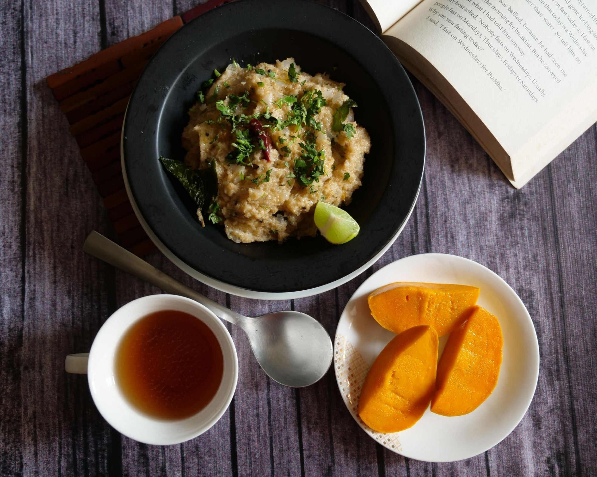 south indian upma with khapli rava