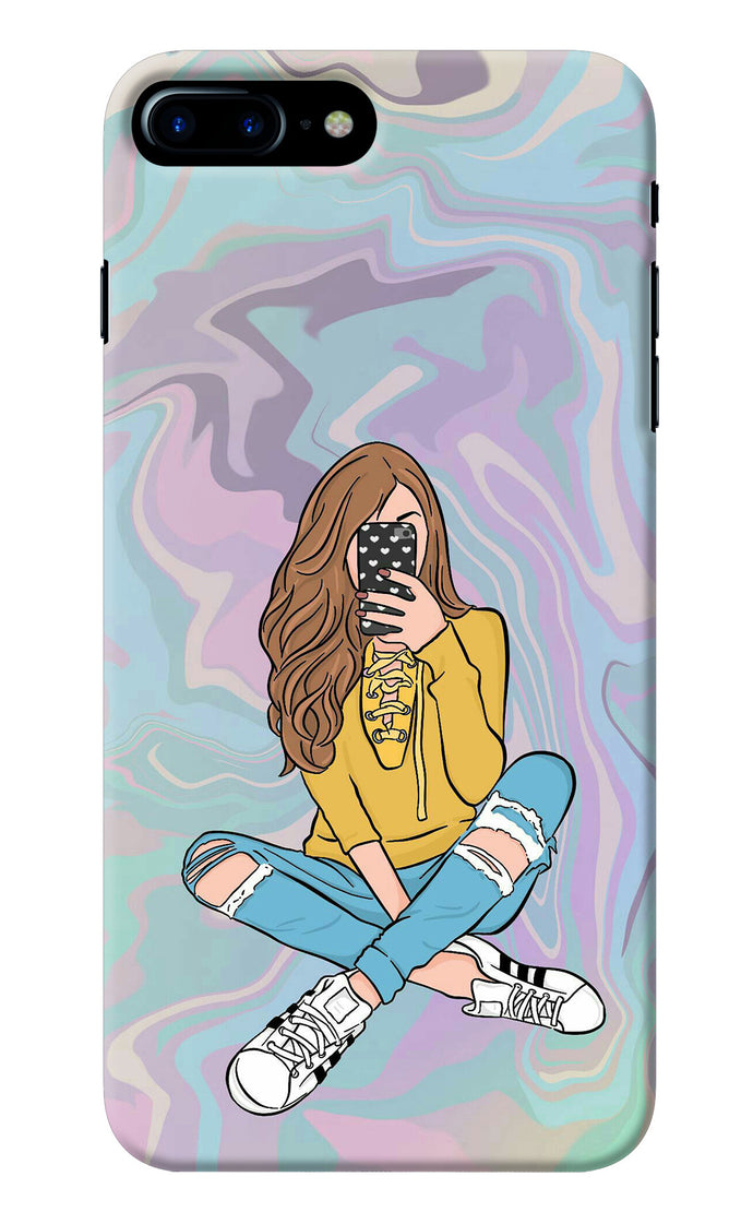 Buy Selfie Girl Iphone 7 Plus Back Cover At Just Rs 149 Casekaro