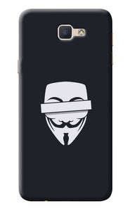 Anonymous Face Samsung J7 Prime Back Cover