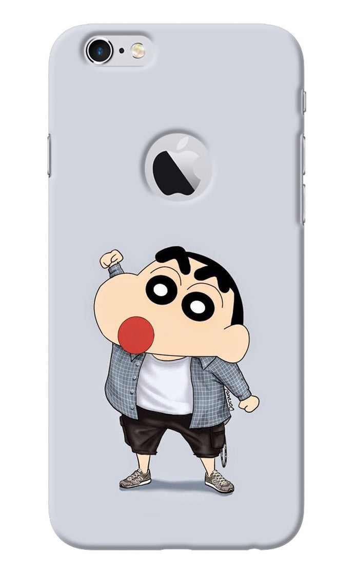 Shinchan iPhone 6 Logocut Back Cover just – Casekaro
