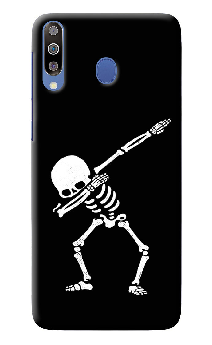 Dabbing Skeleton Art Samsung M30/A40s Back Cover