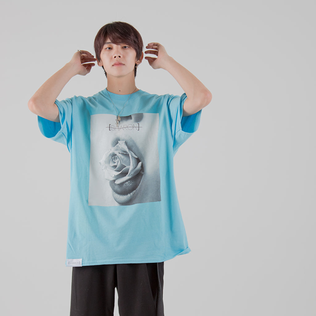 DOT CHARACTER Tee / Light Blue – SHARON_JAPAN