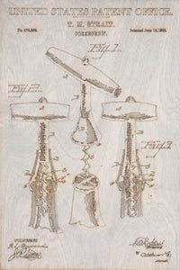 Corkscrew 2 Patent Print