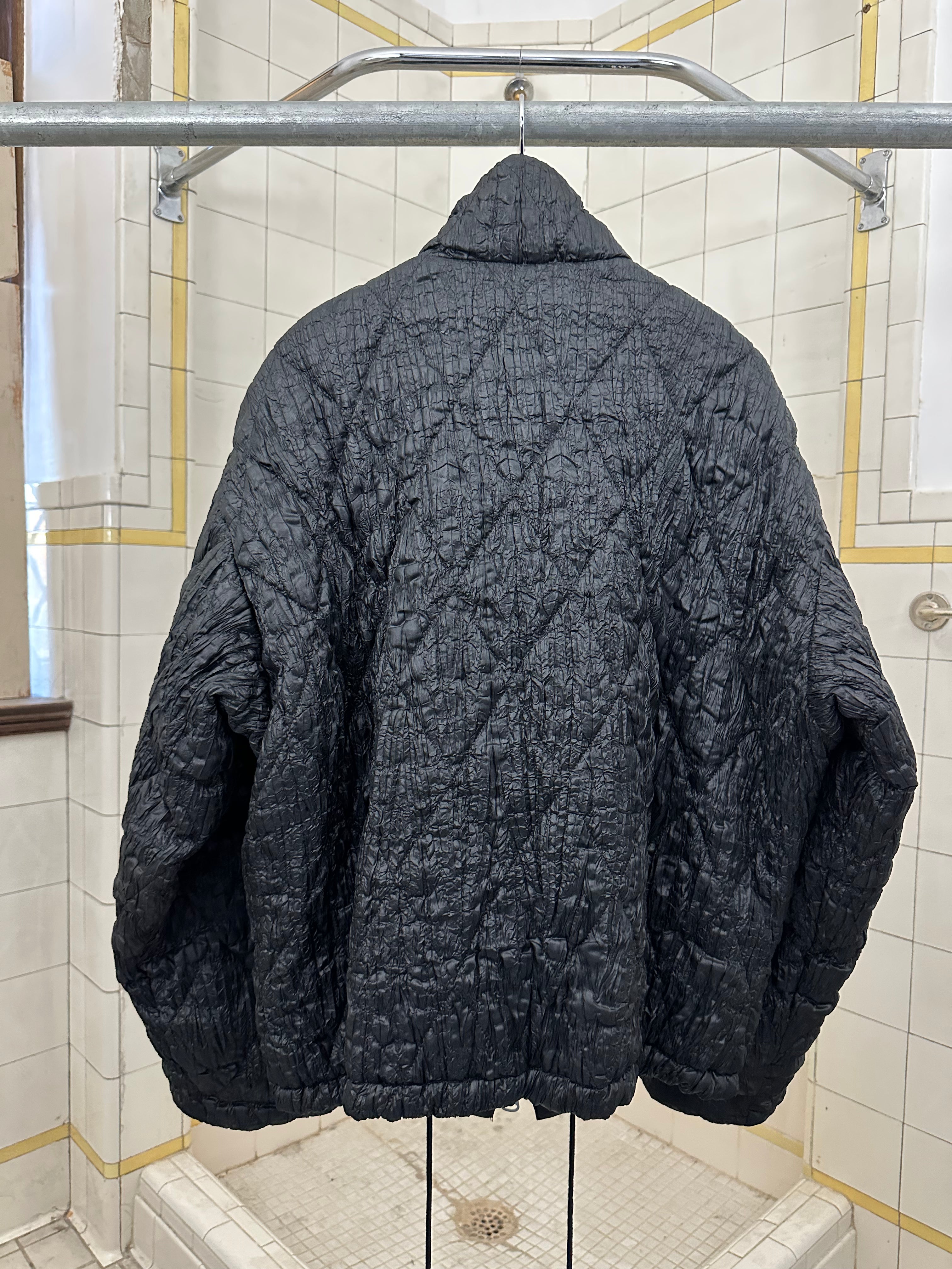 aw1993 Issey Miyake Massive Black Quilted Puffer Jacket - Size M