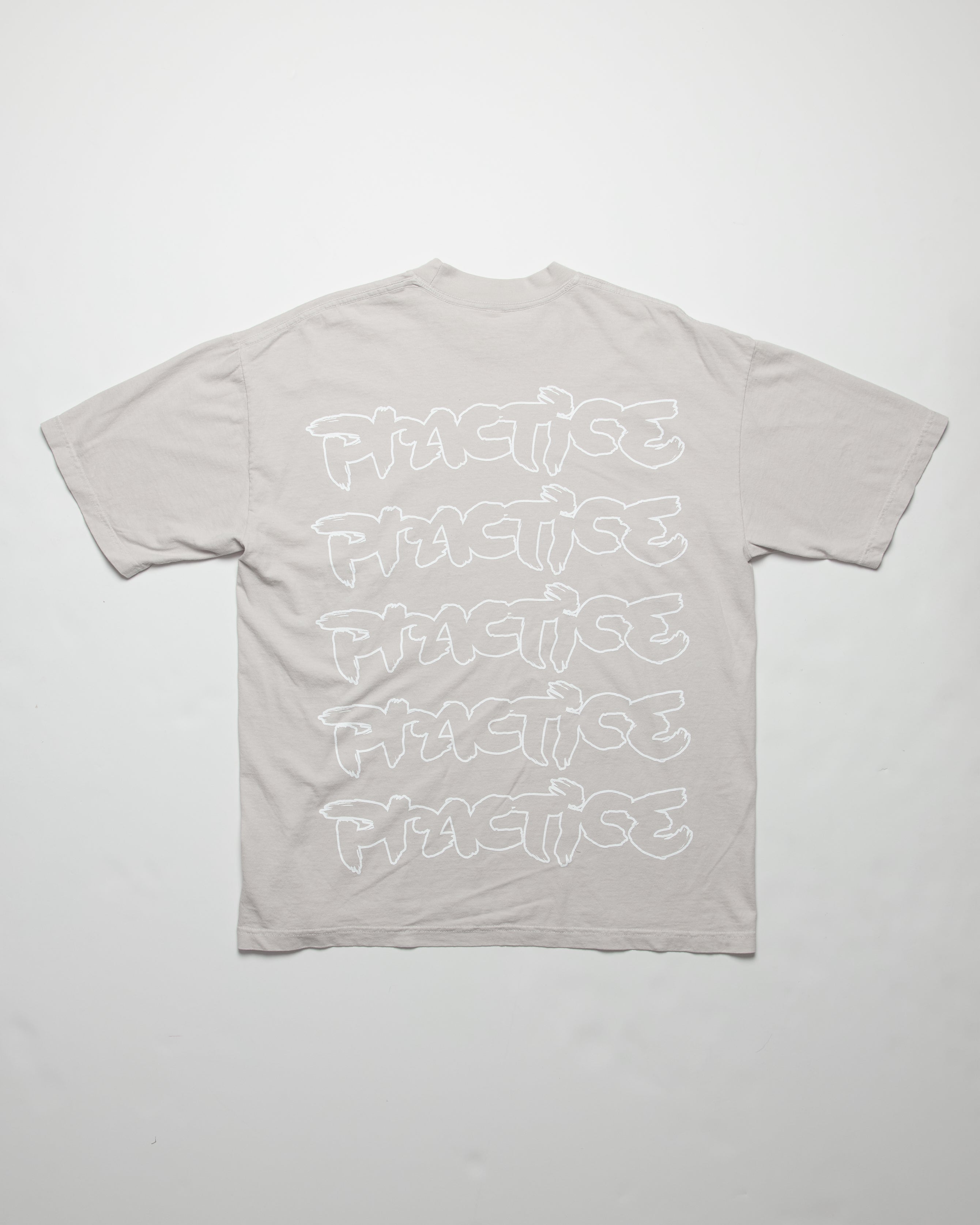 Constant Practice 'Logo' Tee in Cement