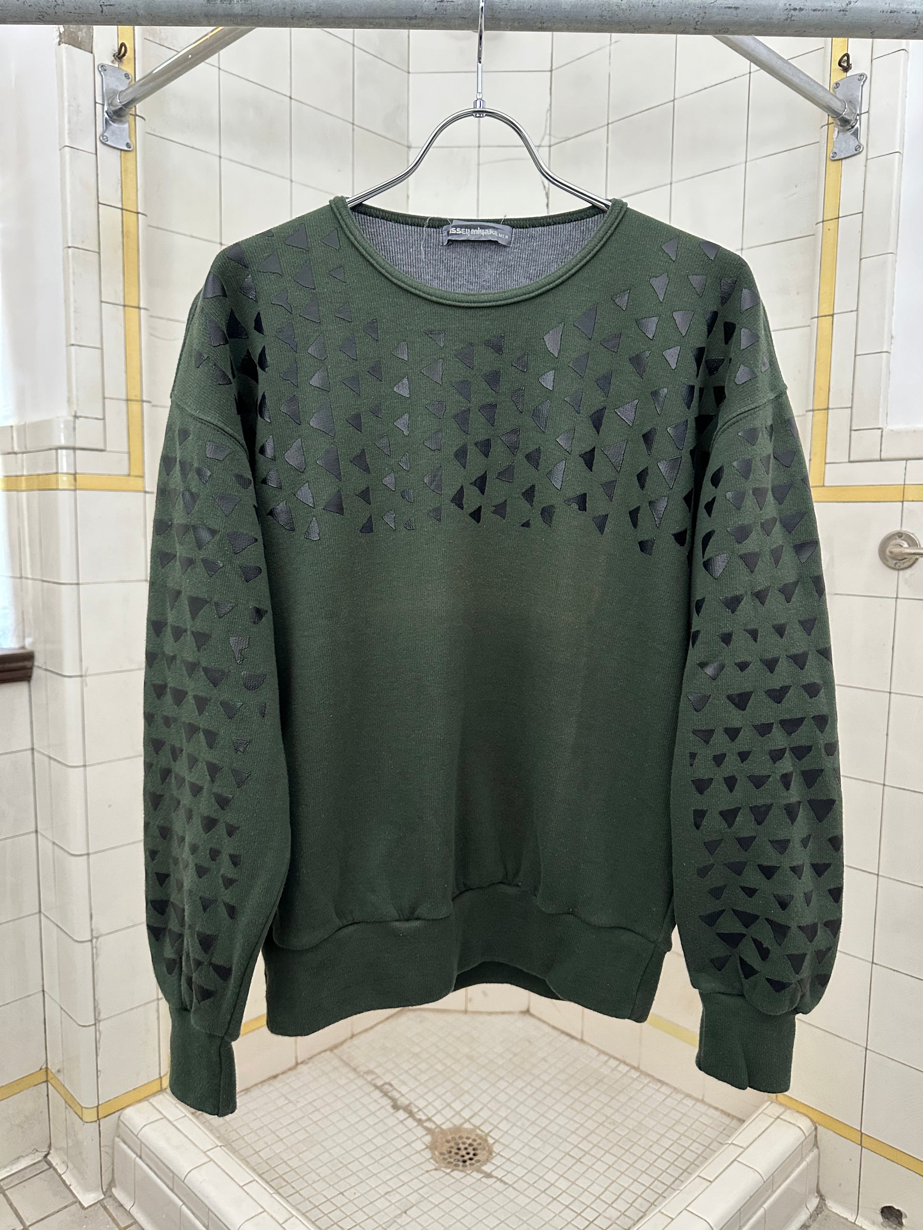 1980s Issey Miyake Crewneck with Rubber Applique - Size M