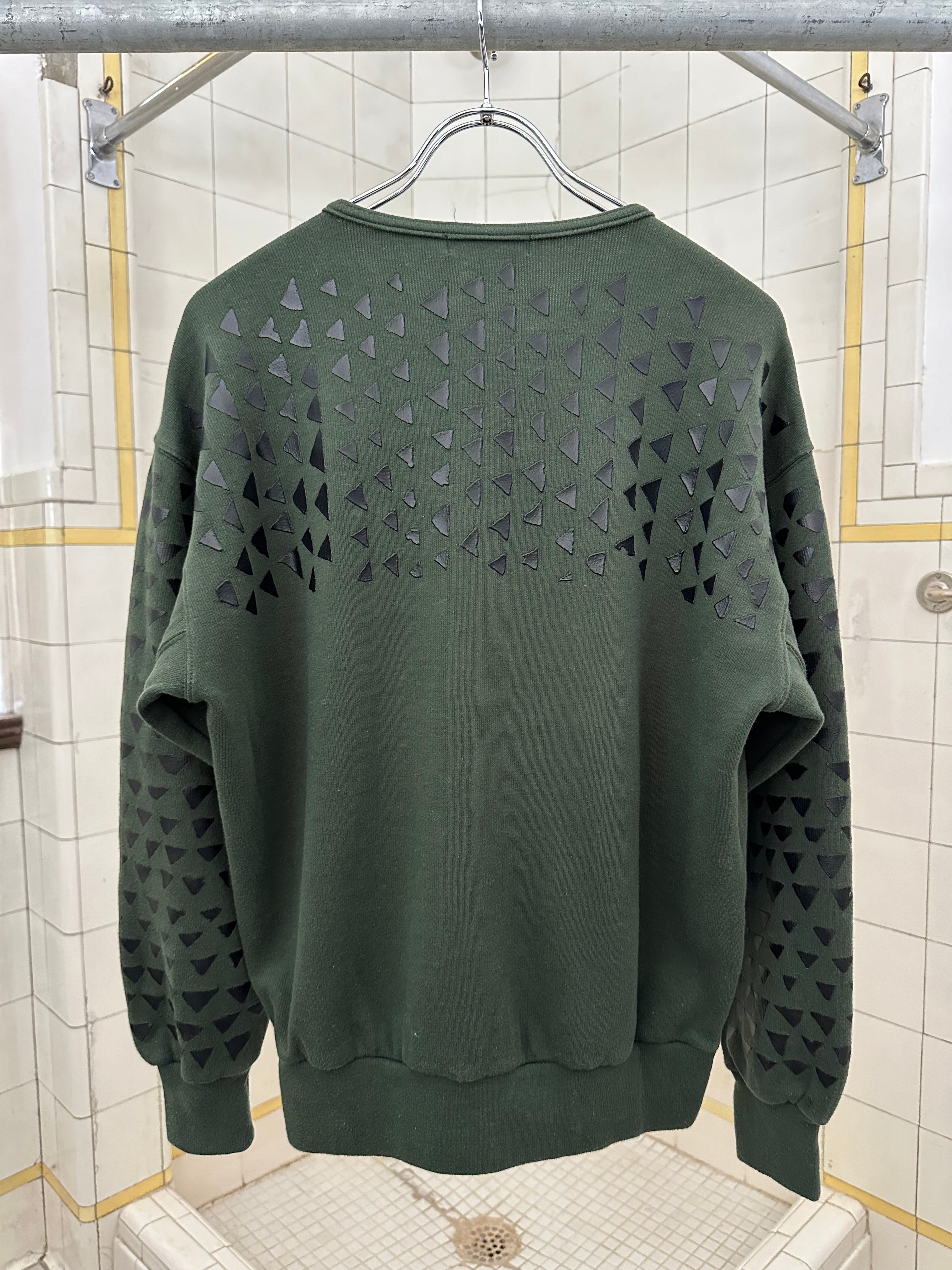 1980s Issey Miyake Crewneck with Rubber Applique - Size M