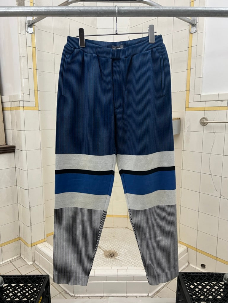 1980s Issey Miyake Intarsia Knit Sweatpants - Size S