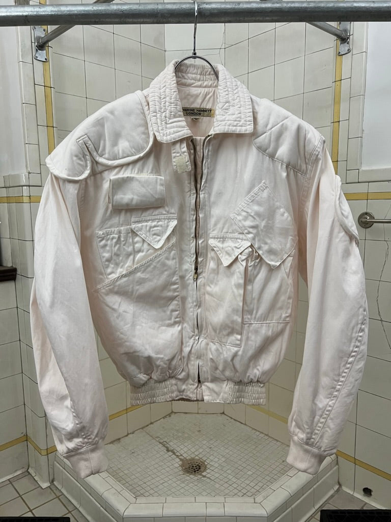 1980s Katharine Hamnett Cargo Bomber - Size OS