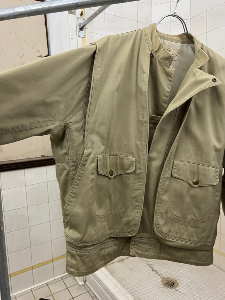 1980s Marithe Francois Girbaud x Closed Khaki Hunting Jacket - Size L