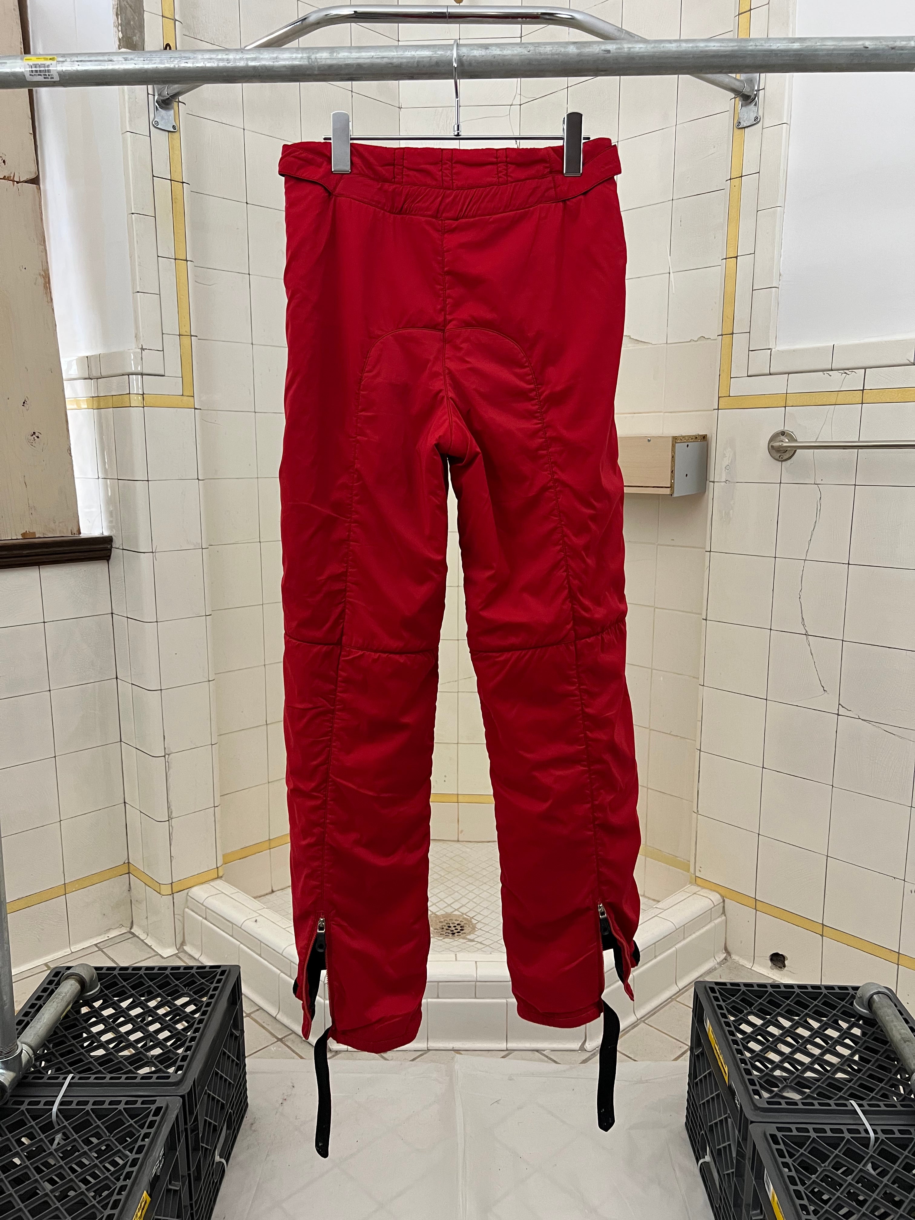 2000s Armani Red Futuristic Padded Nylon Pants - Size M – Constant Practice