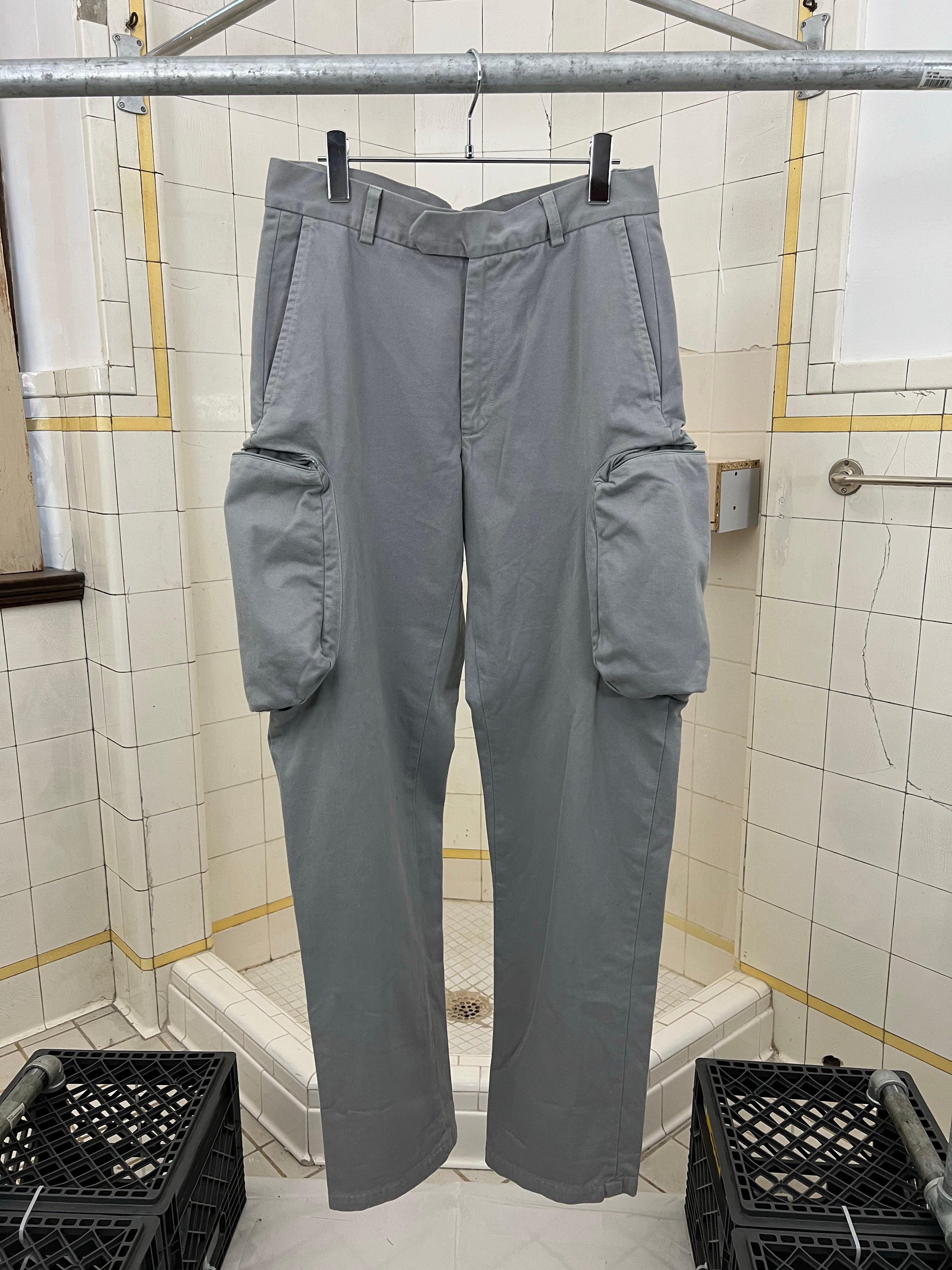 2000s Mandarina Duck Twill Egg Cell Cargo Pants - Size M