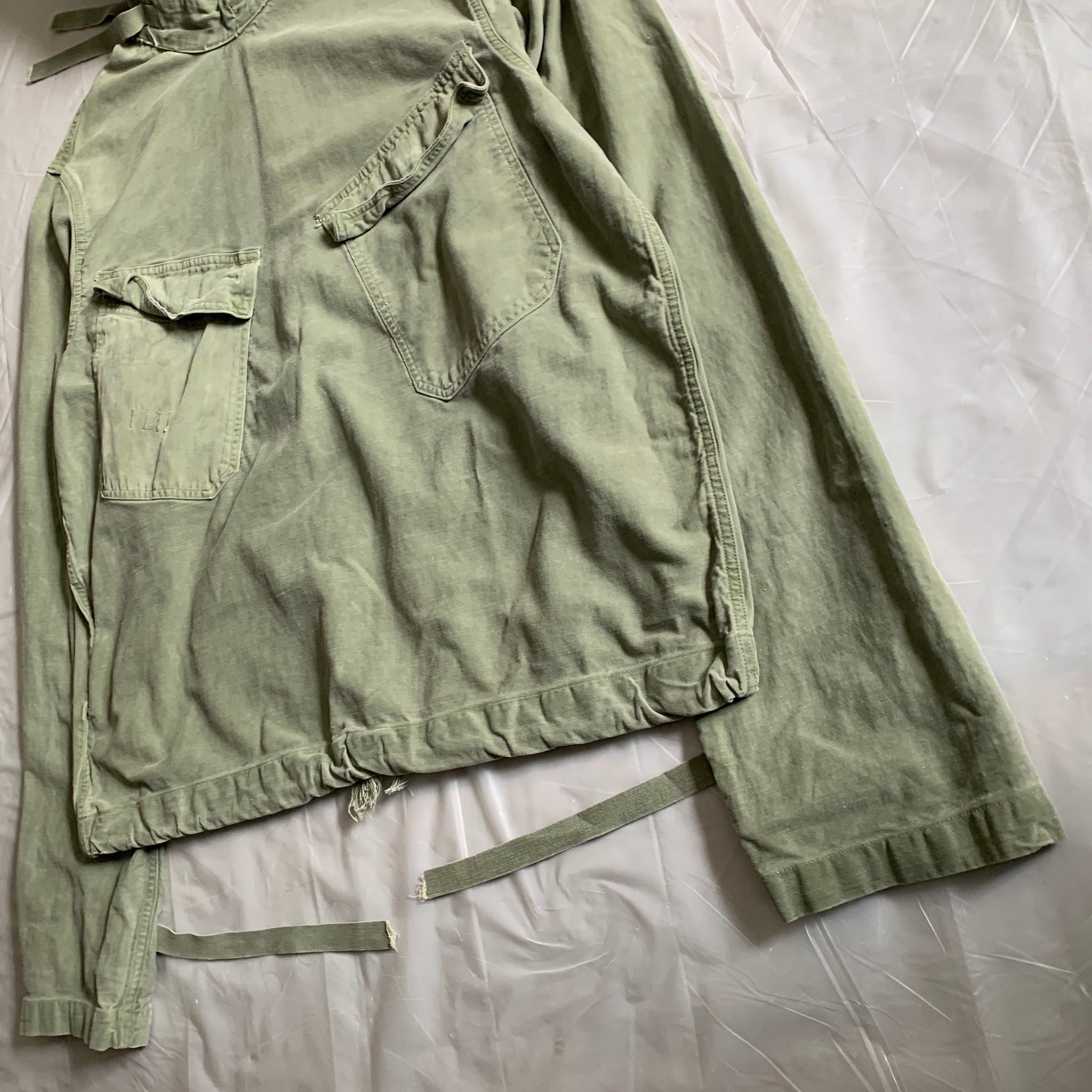 1940s Vintage WW2 US Navy Grey Gunner Smock - Size XL – constant practice