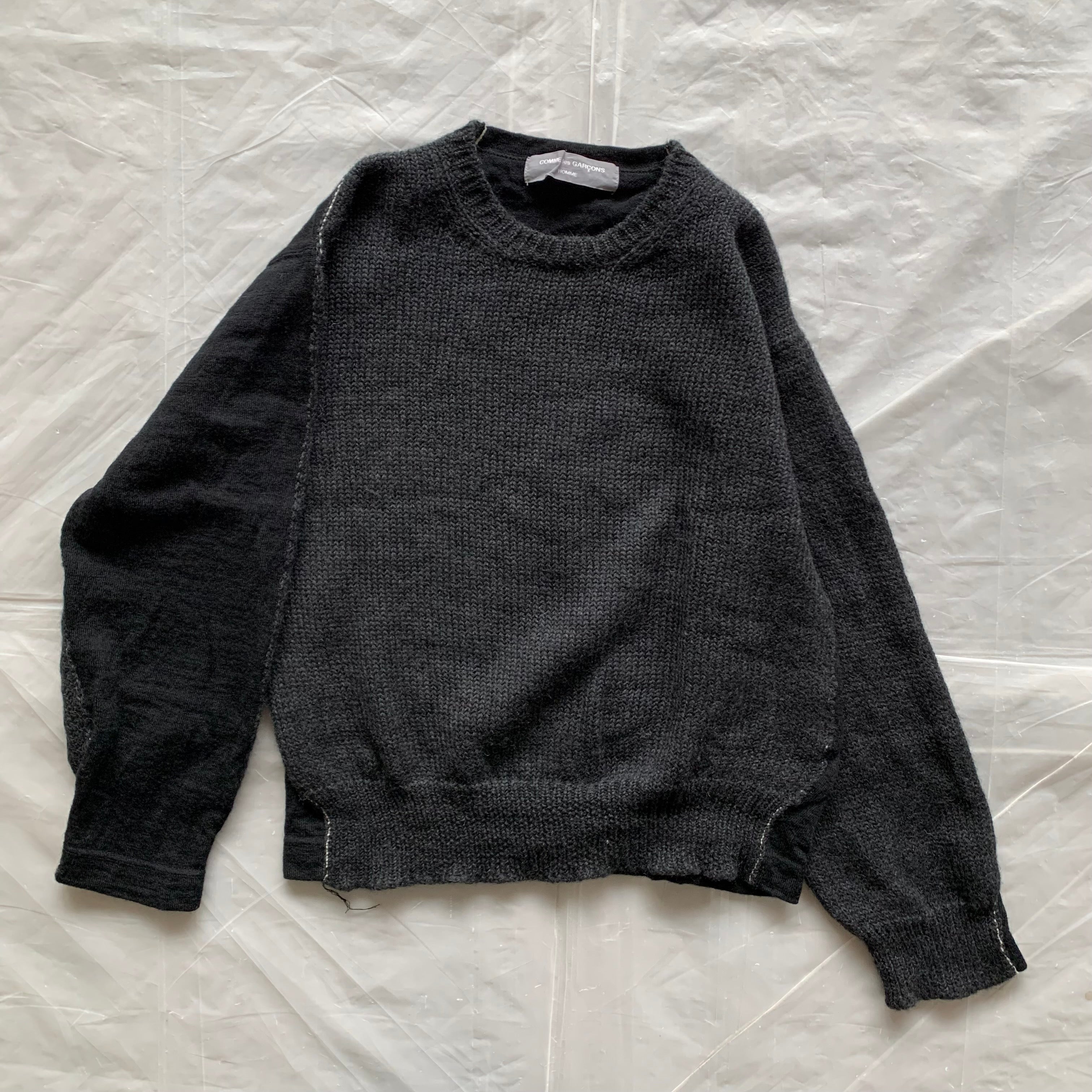 2000 CDGH Reconstructed Two-Part Sweater - Size M