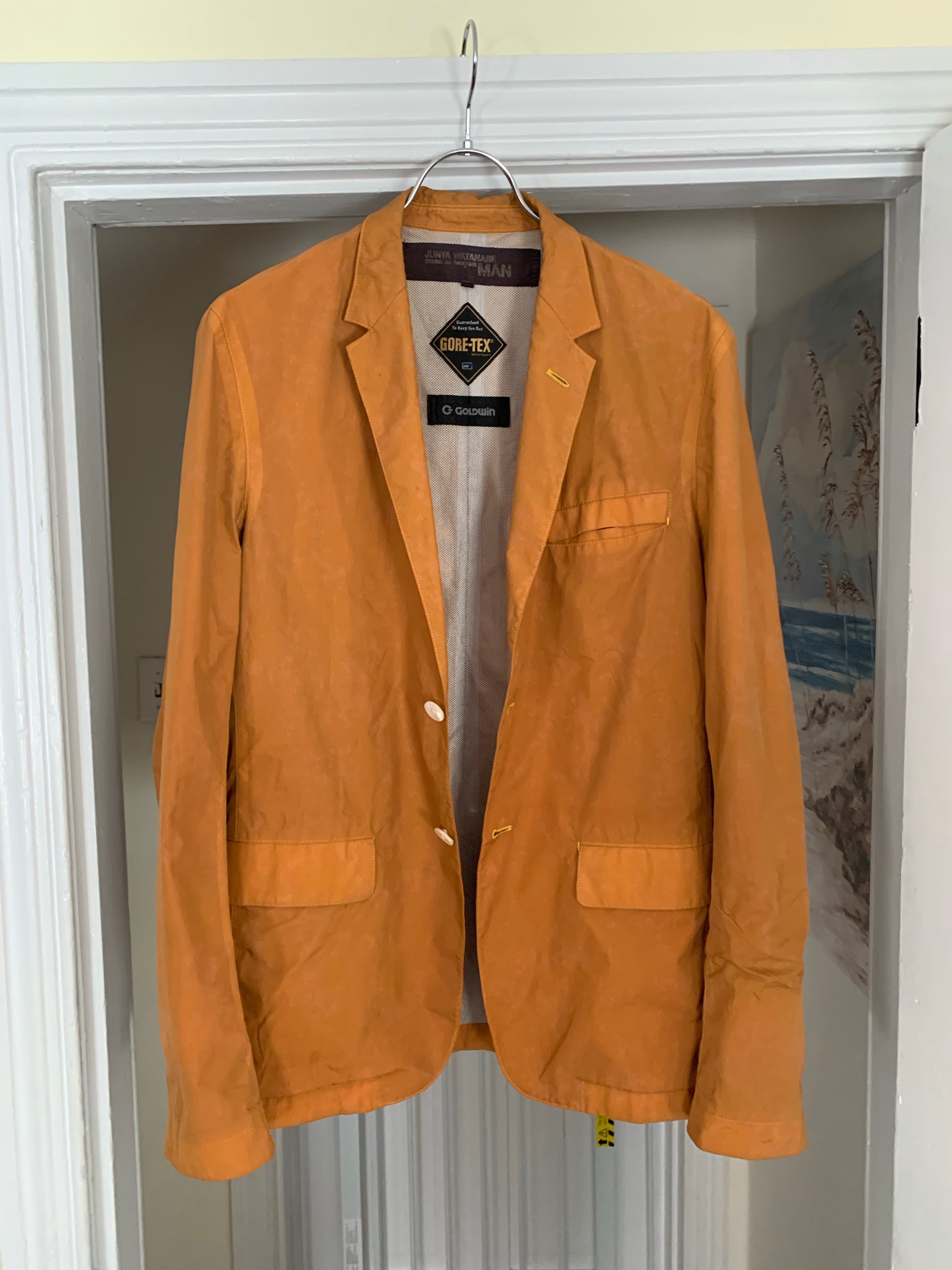 ss2005 Junya Watanabe Technical Acid Orange Gortex Blazer - Size L