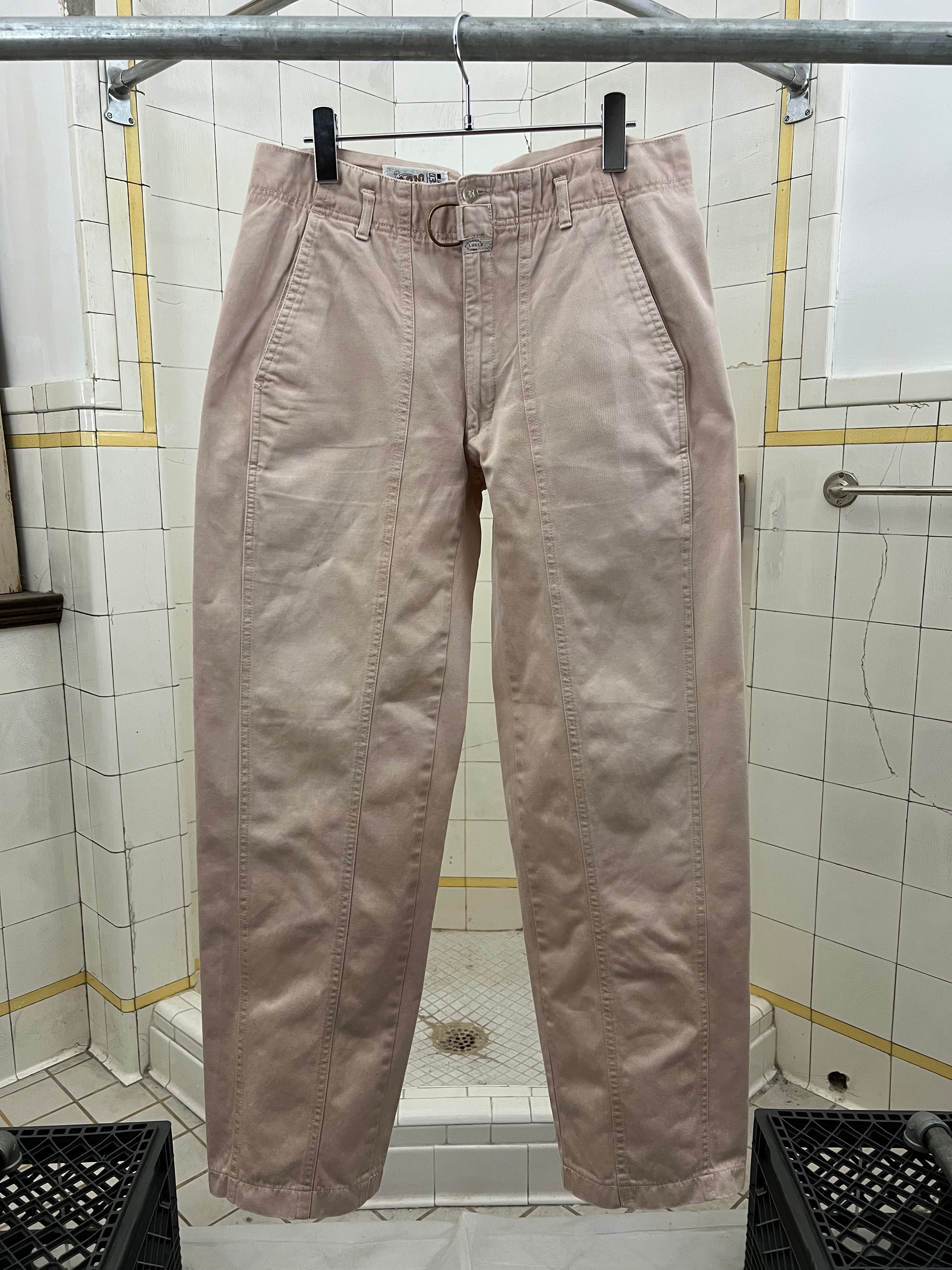 1980s Marithe Francois Girbaud x Closed Paneled Trousers - Size M