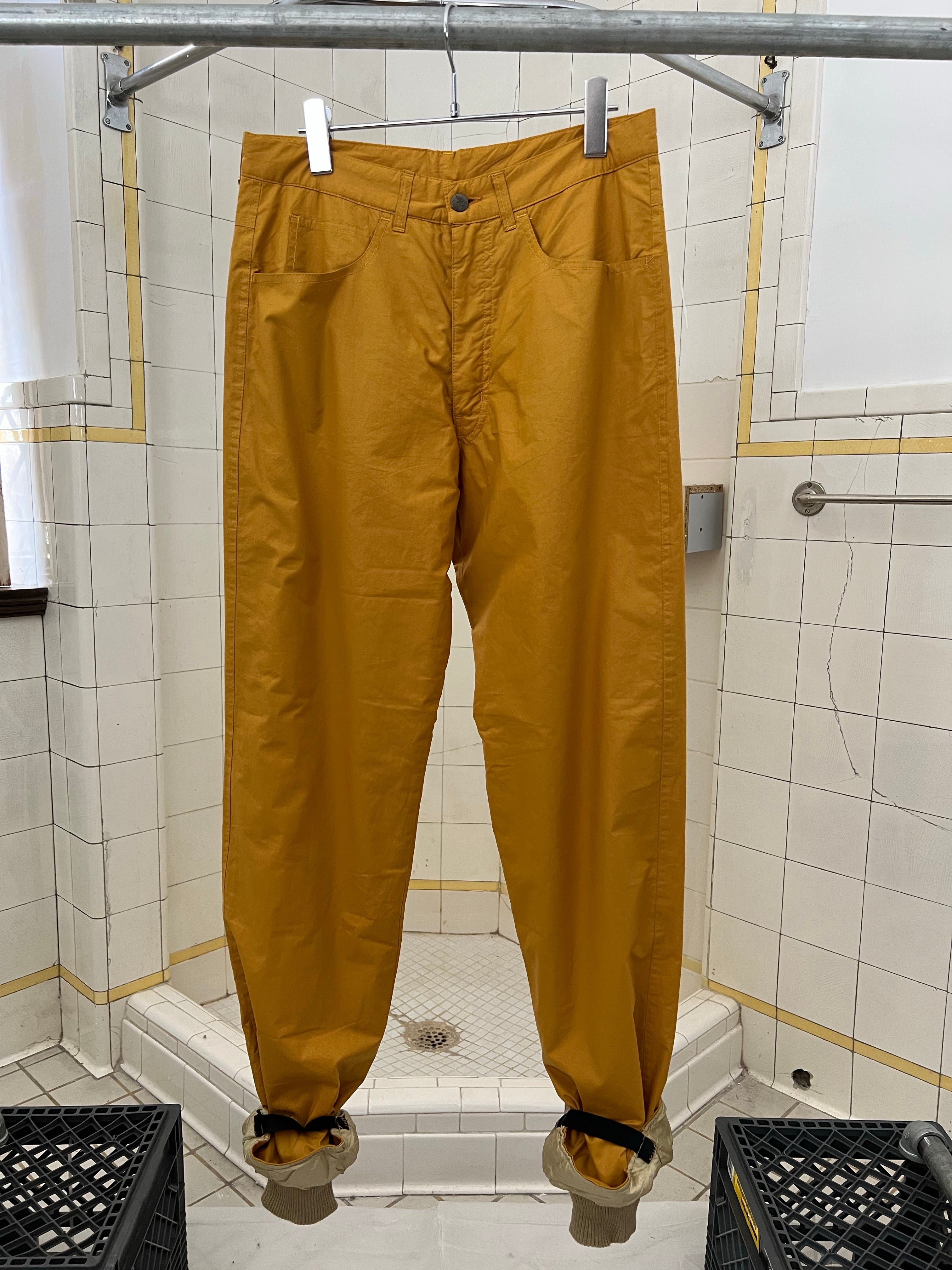 1980s Armani Yellow Ski Pants - Size M