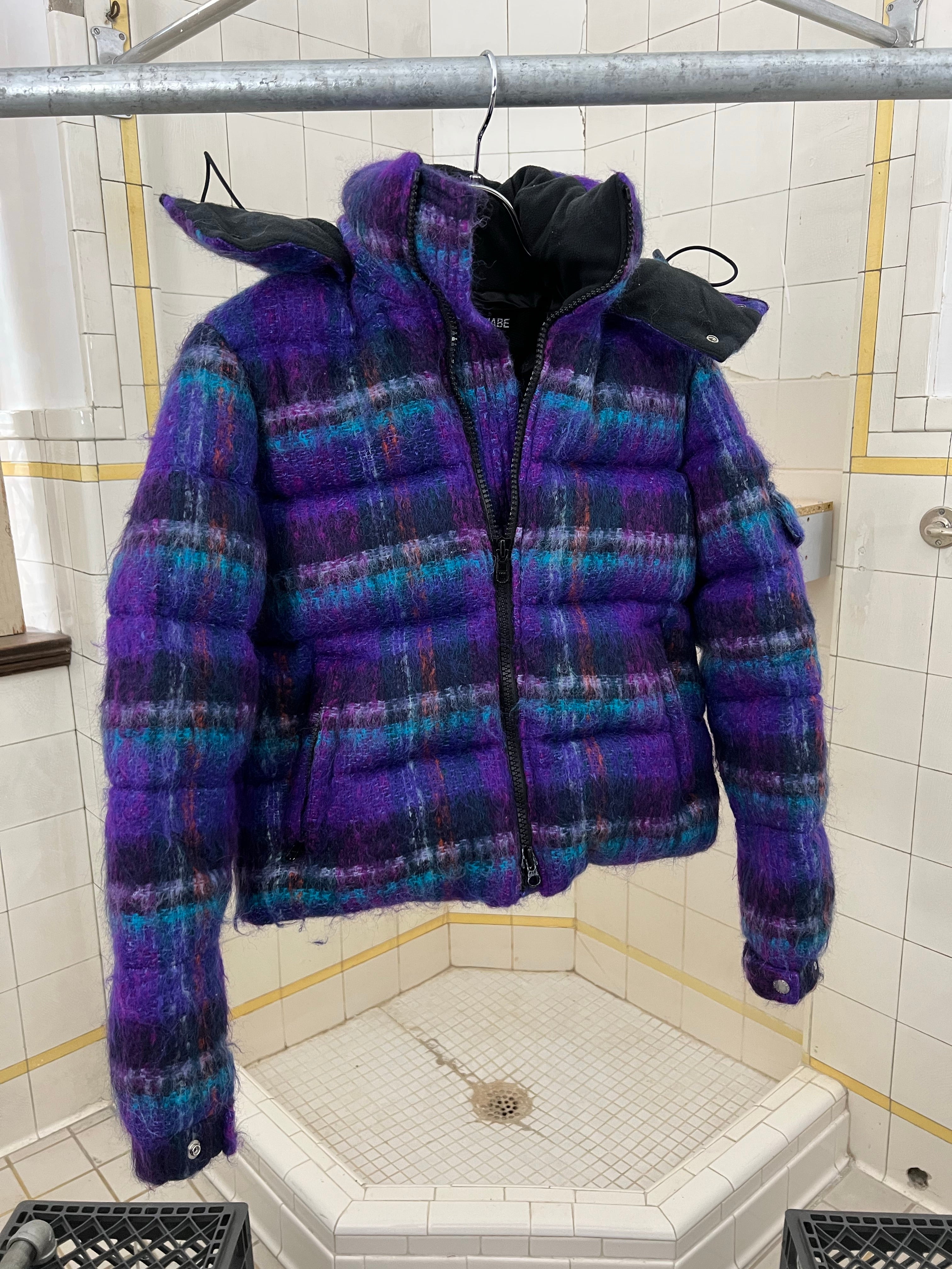 2014 Junya Watanabe Mohair Puffer Jacket with Removable Hood - Size S