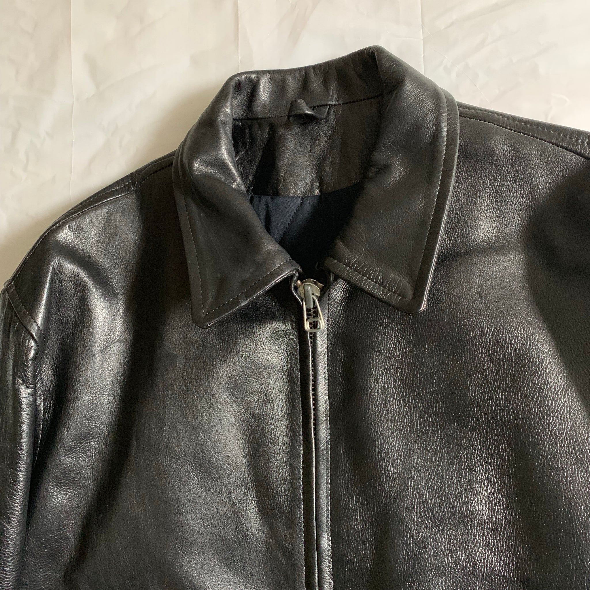 aw1991 Yohji Yamamoto 6.1 The Men Ready For Duty Pinup Leather Jacket ...