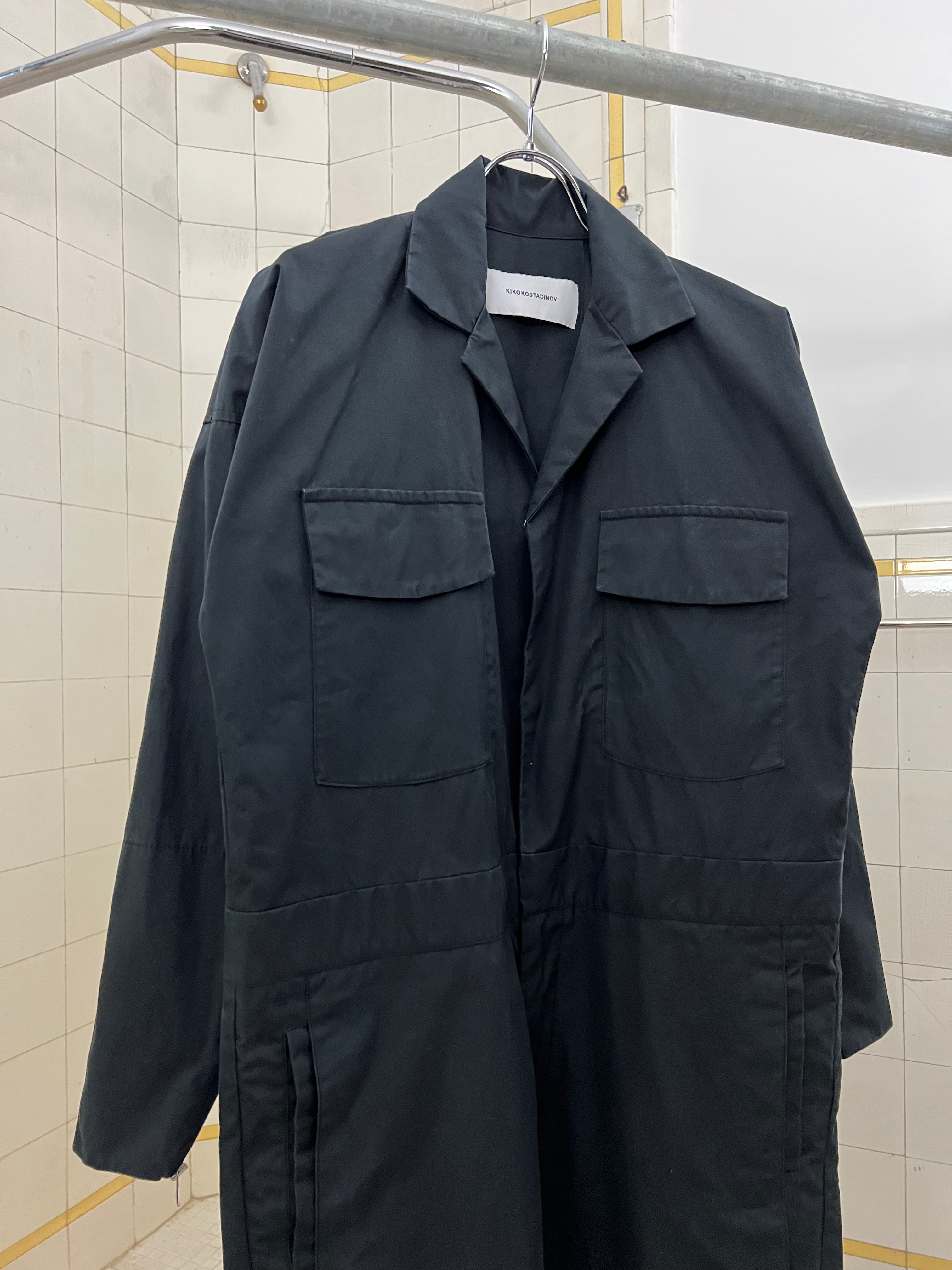 0002 Kiko Kostadinov Navy Boiler Suit - Size M