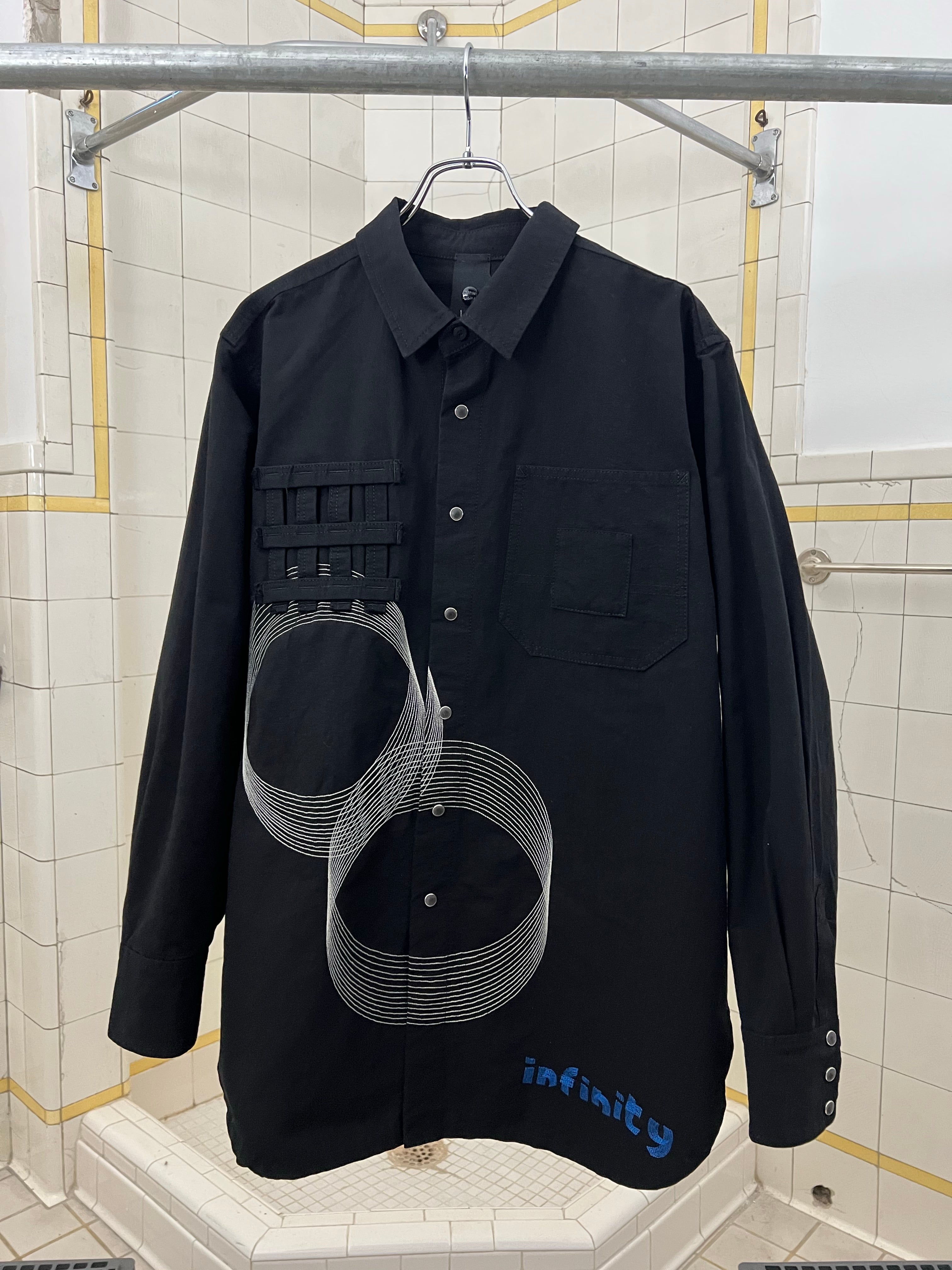 ss2019 Bernhard Willhelm Infinity Embroidered Twill Workshirt - Size M