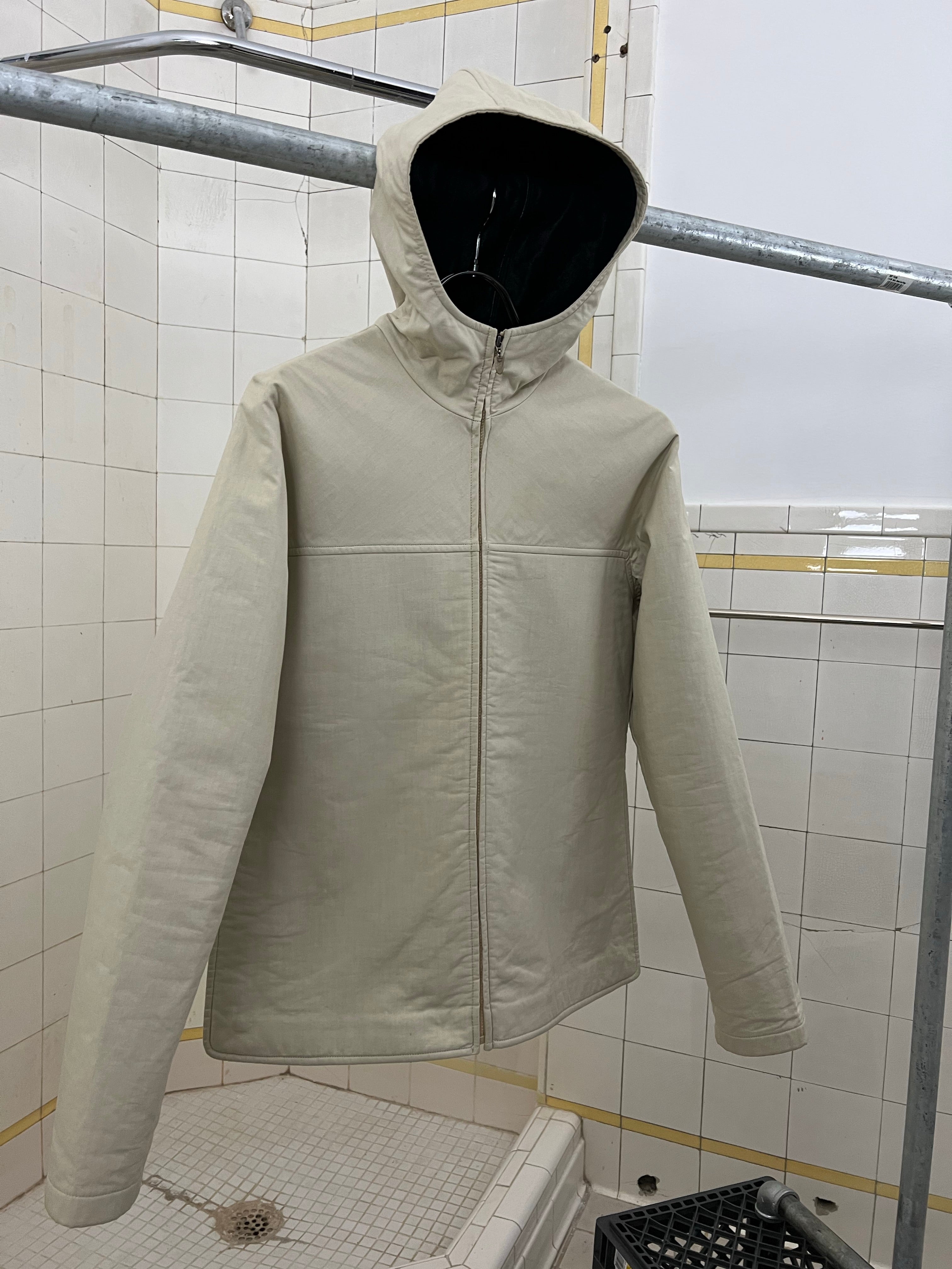 2000s Mandarina Duck Contemporary Hoodie with Hidden Front Pockets - Size S