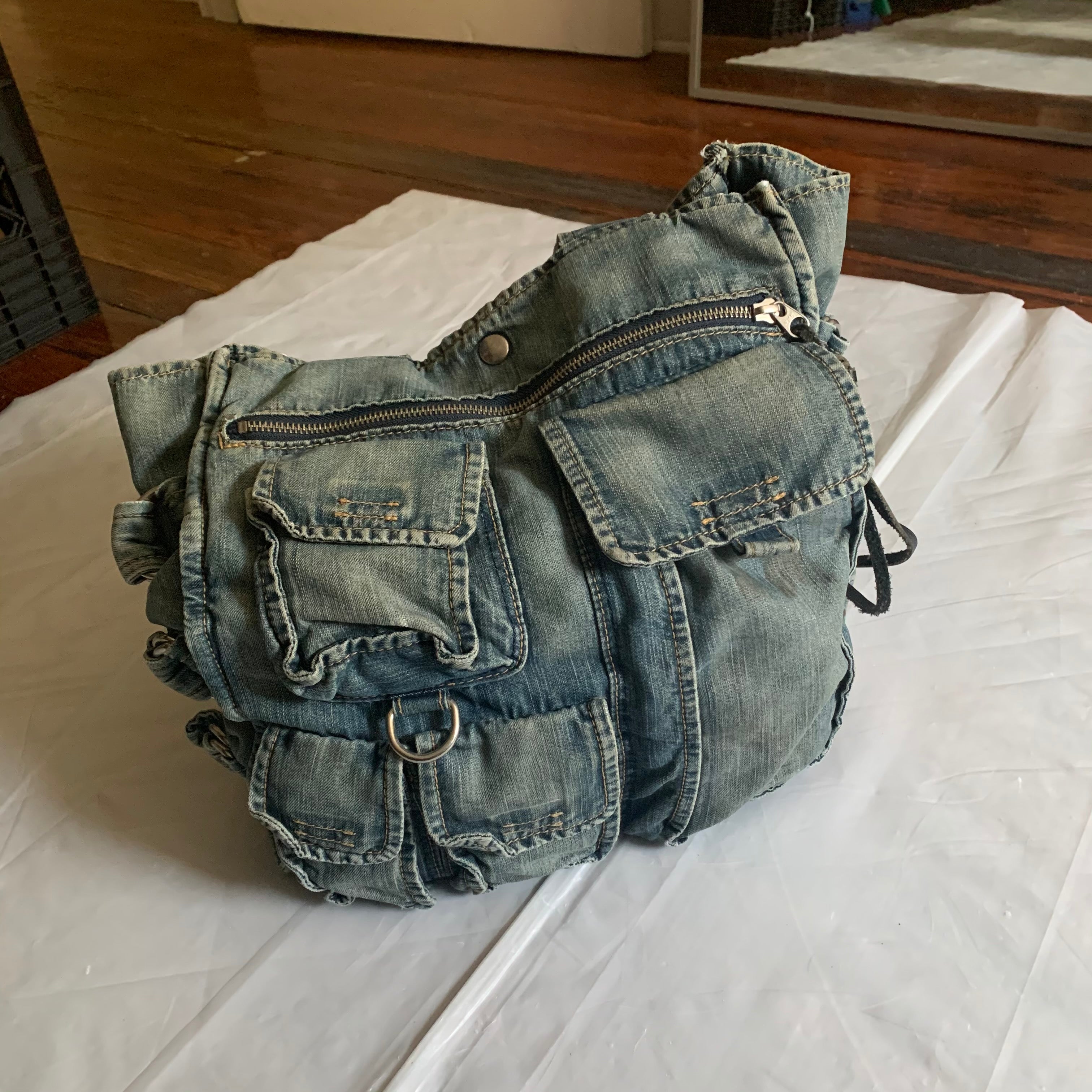 ss2005 Junya Watanabe Denim Cargo Tote Bag -  Size OS