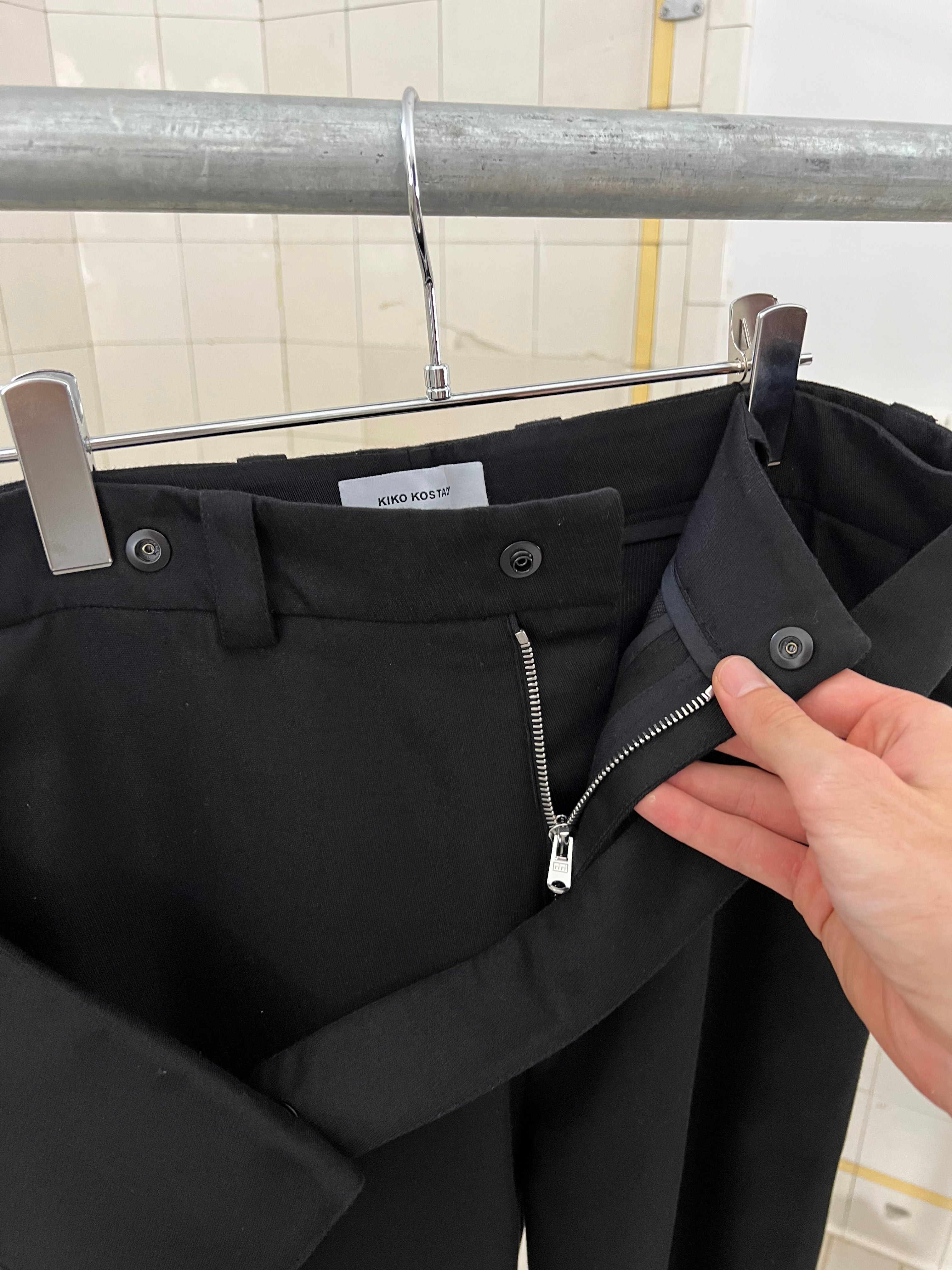 aw2017 Kiko Kostadinov 3D Double Pleat Waist Bag Trousers - Size XL |  Constant Practice