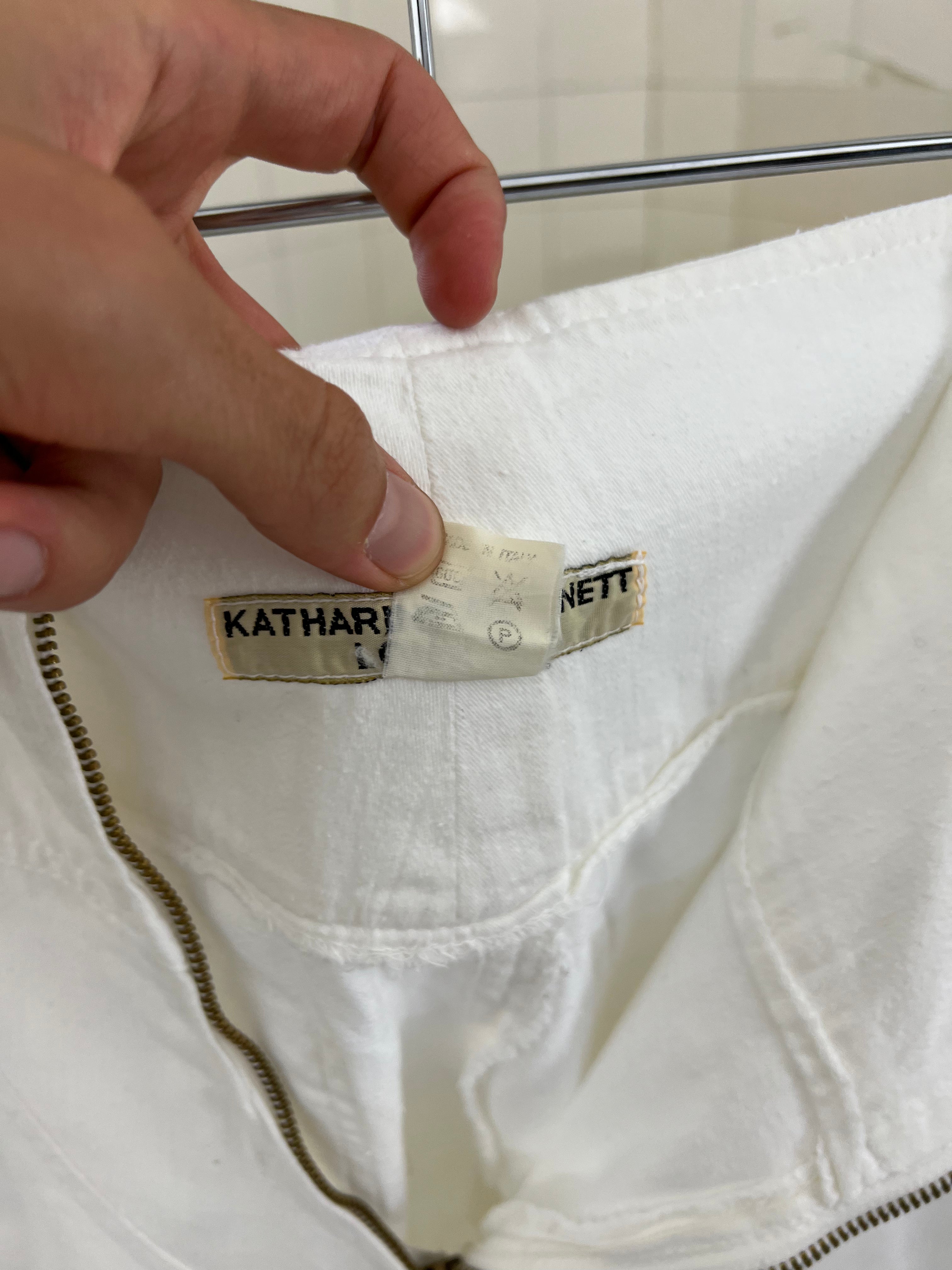 1980s Katharine Hamnett Shin Pocket Pants - Size XS