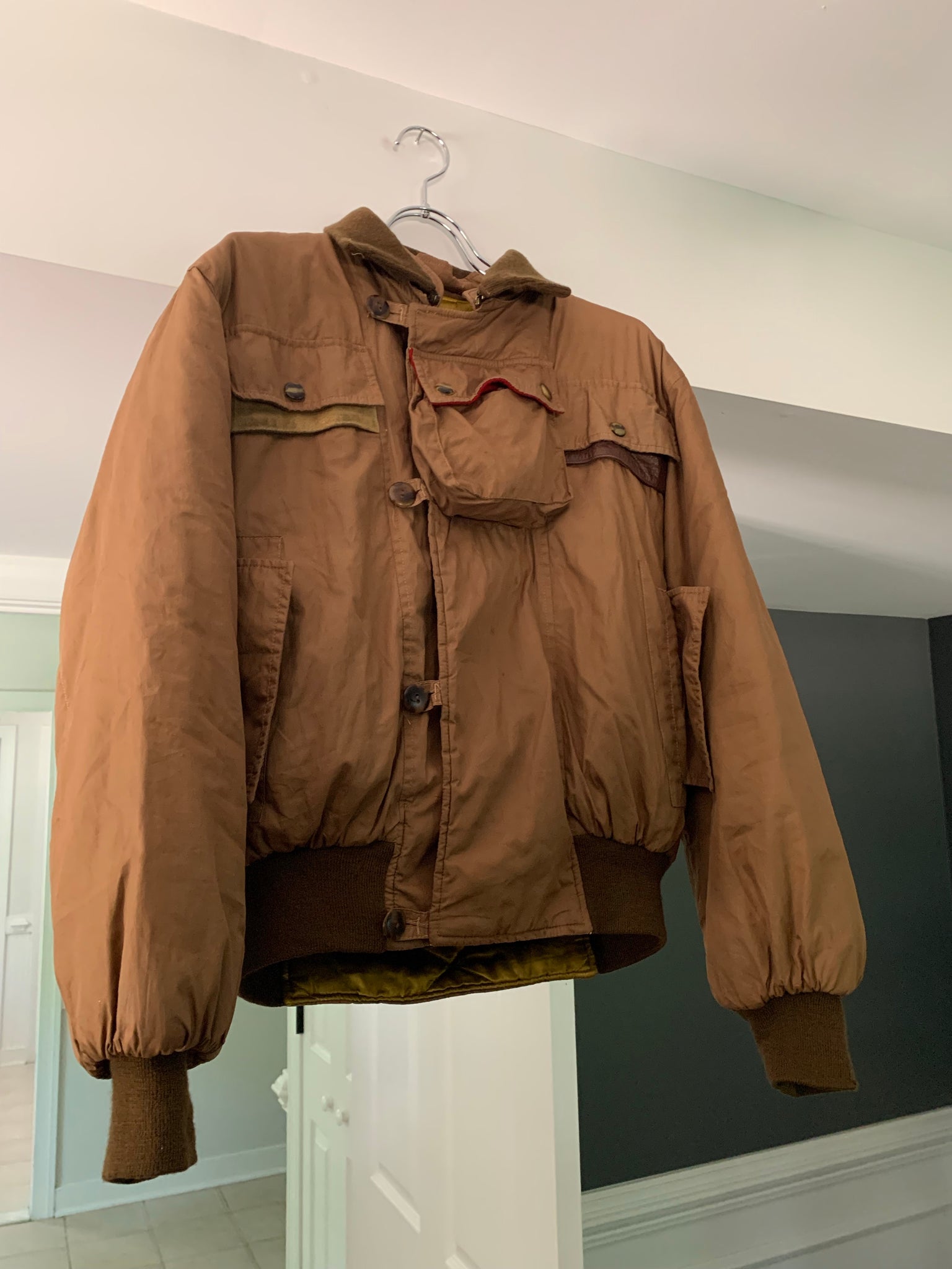 1980s Massimo Osti x CP Company Double Breasted Front Cargo Pocket Bomber -  Size M