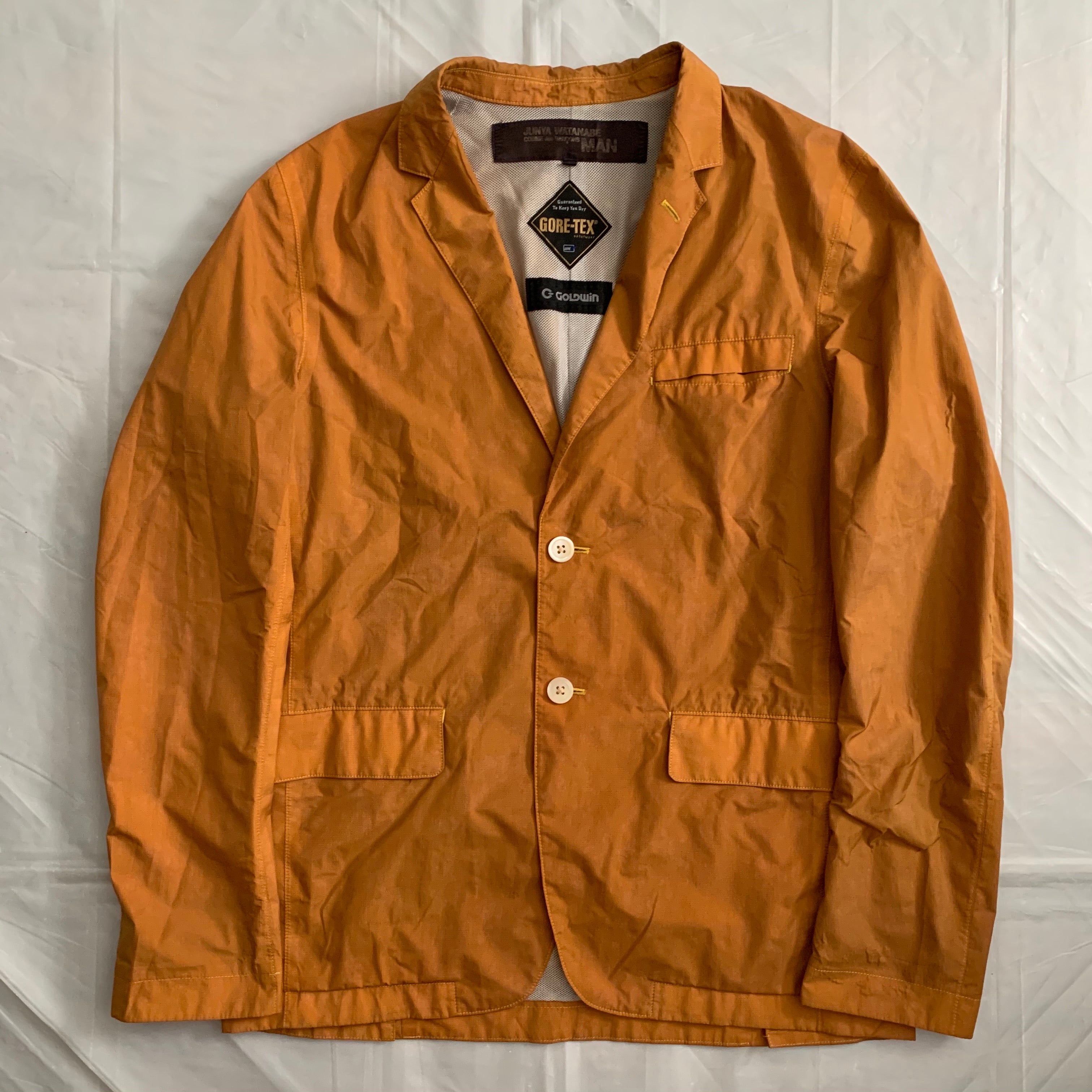 ss2005 Junya Watanabe Technical Acid Orange Gortex Blazer - Size L